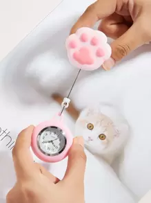 القط مخلب تصميم ممرضة كوارتز بروش