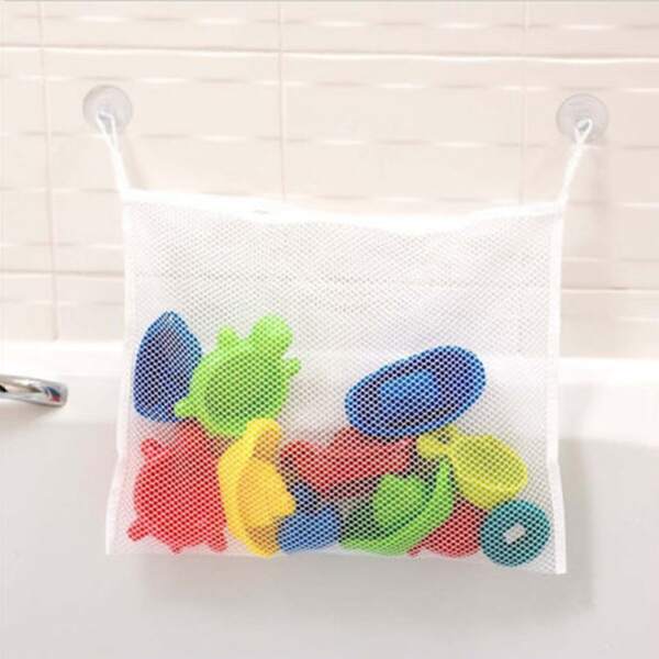 

1pc Mesh Random Color Hanging Storage Bag, Multicolor