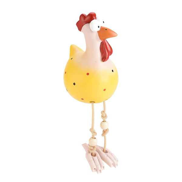 

1pc Chicken Shaped Garden Art Decoration, Multicolor