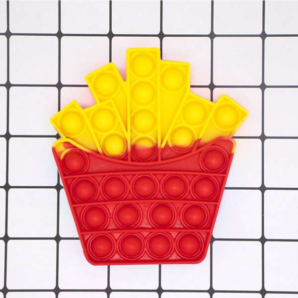 

Fries Shaped Push Pop Bubble, Multicolor