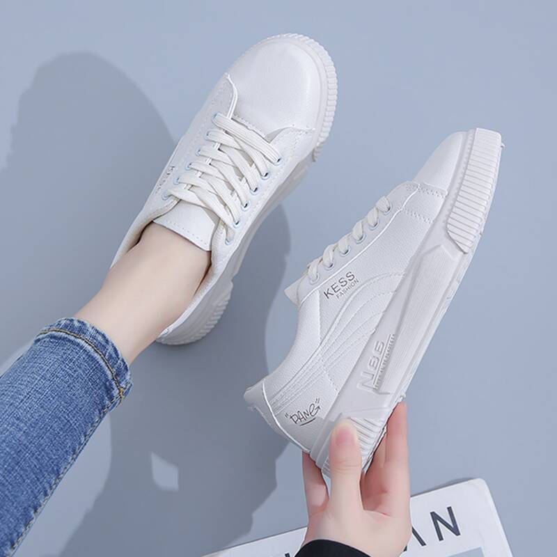 

Letter Graphic Skate Shoes, Beige