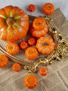 5pcs Artificial Pumpkin - Orange - View 1