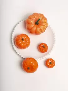 5pcs Artificial Pumpkin - Orange - View 2