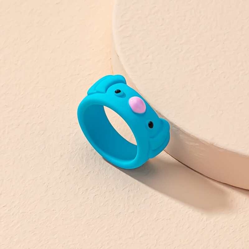 

Cartoon Design Ring, Blue