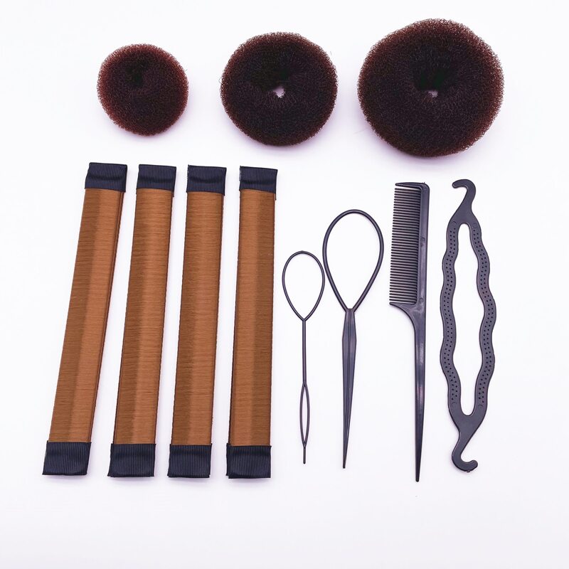 

11pcs Hair Styling Tool Set, Multicolor