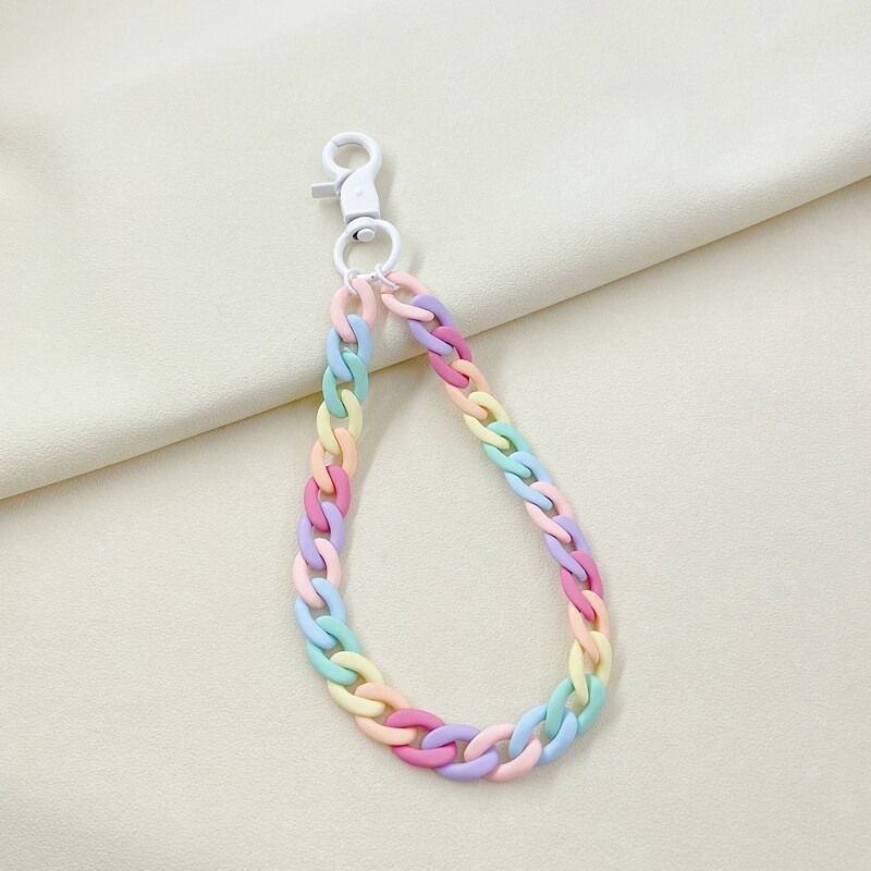 

Colorful Chain Bag Charm, Multicolor
