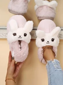 Zapatillas con diseño de dibujos animados - Rosa - Ver 1