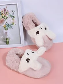 Zapatillas con diseño de dibujos animados - Rosa - Ver 4