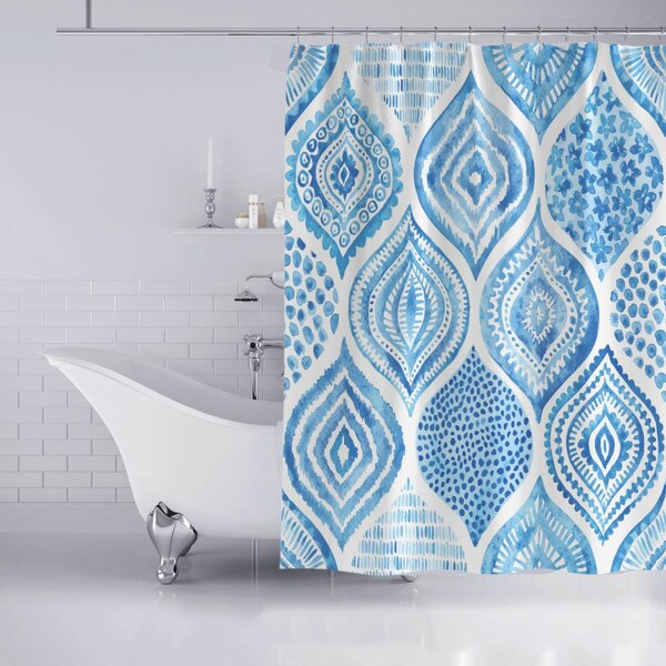 

Graphic Print Shower Curtain, Multicolor