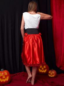 2 件装万圣节服装连衣裙，带蕾丝边裙