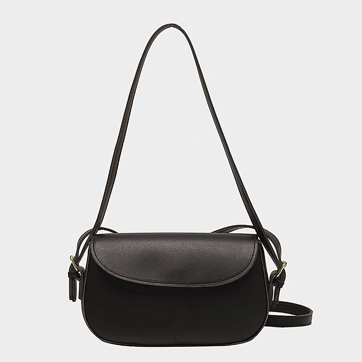 

Minimalist Shoulder Bag, Black