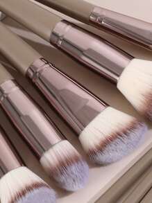 18pcs Makeup Brush Sets Premium Synthetic Hair Eyeshadow Blending Brush Sets Cosmetics Tools For Face And Eyes,Brush Set,Makeup Brush Kit,Make Up Brush Set,Make Up Set Complete,Makeup Brush Set,Complete Makeup Kit,Brush Kit,Brushes Makeup Set,Makeup Gift Set,Set - Champagne - View 4