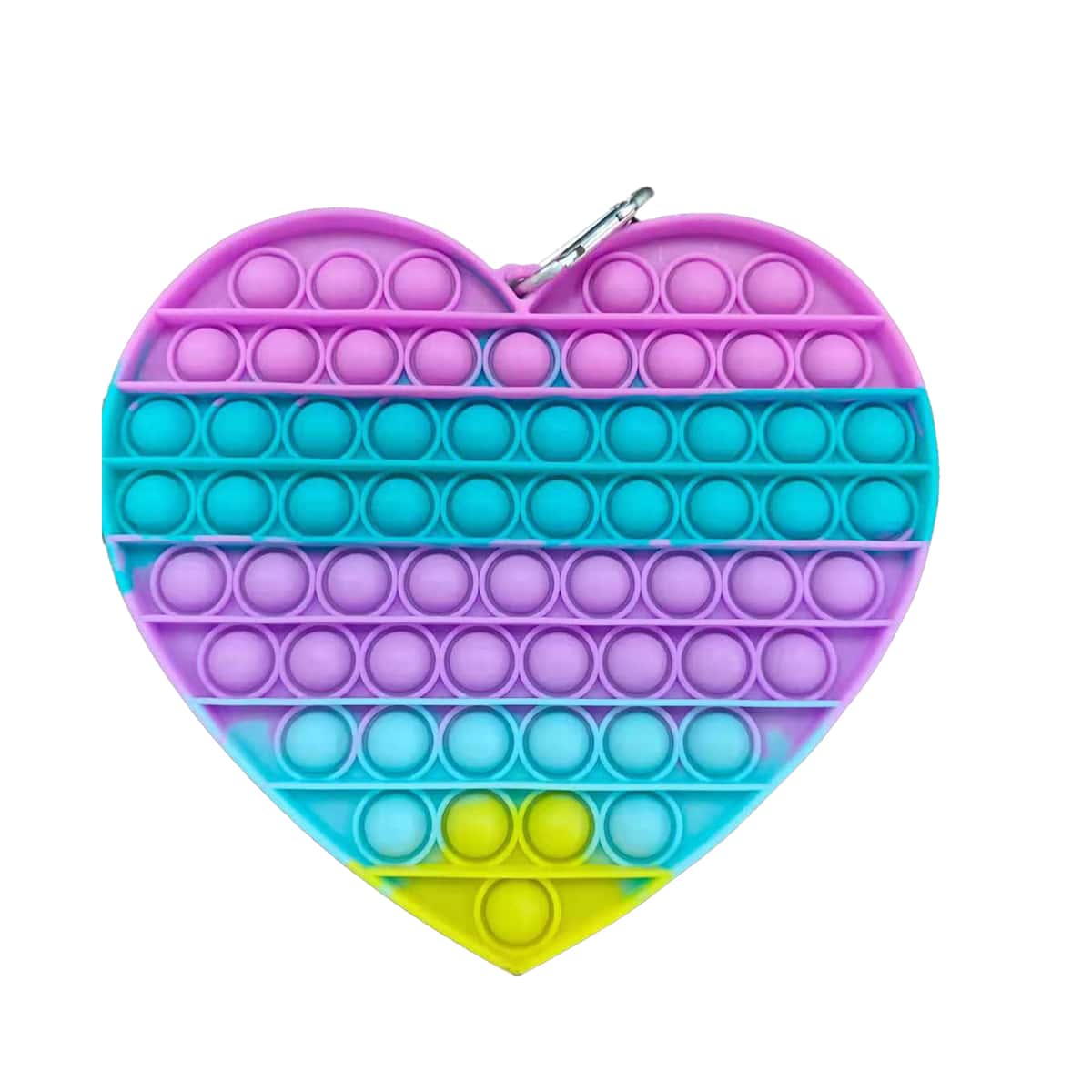 

Heart Shaped Push Pop Bubble, Multicolor