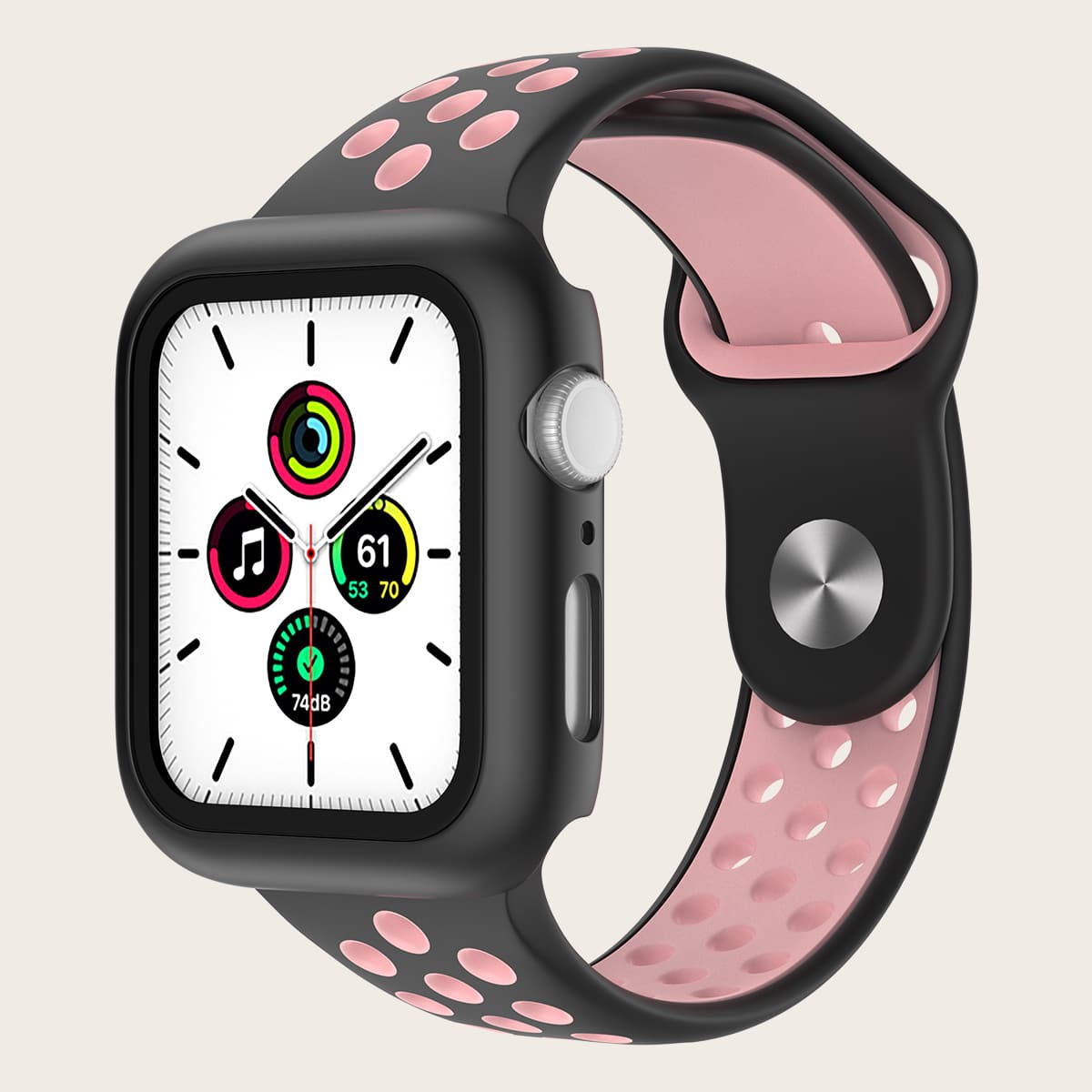 

Silicone Smartwatch Band & Case For iWatch, Multicolor