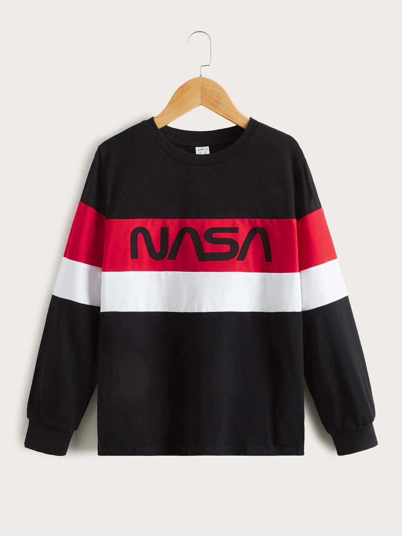 Tween Boy Letter Graphic Colorblock Tee