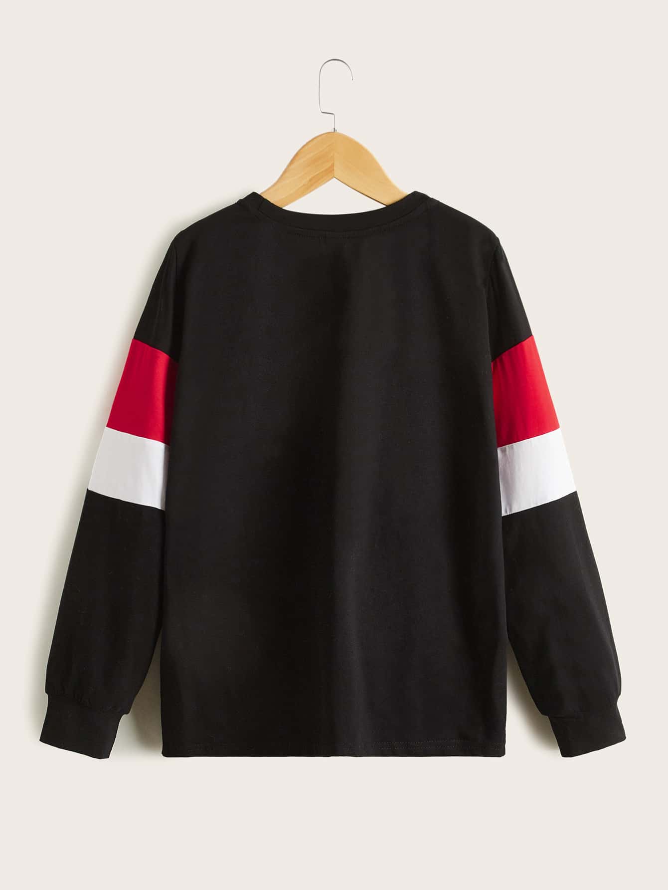 Tween Boy Letter Graphic Colorblock Tee