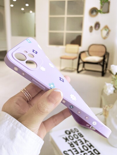 Carcasa de teléfono con patrón de flores compatible con iPhone 11, iPhone 13, iPhone 14 Pro Max