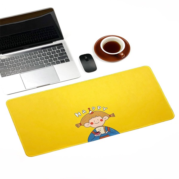 

Cartoon Girl Mouse Pad, Yellow