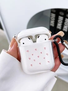 愛心圖案耳機殼適用於Airpods - 無色 - 查看 4