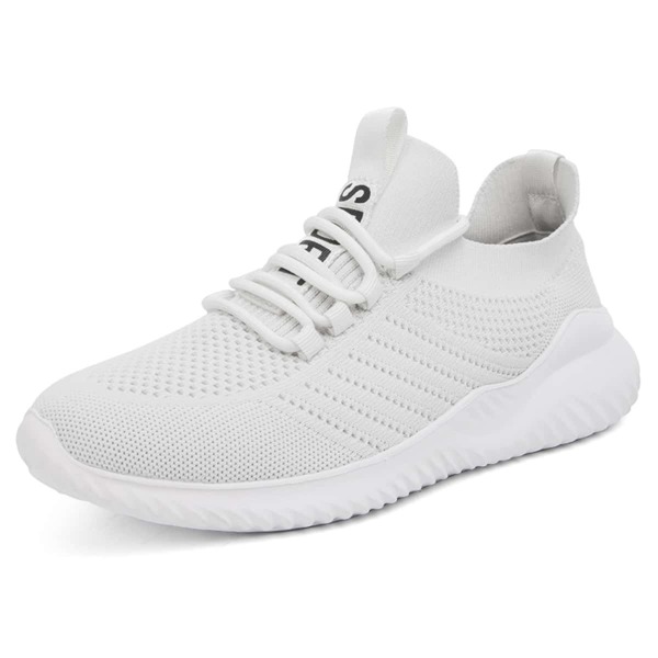 

Minimalist Knit Detail Running Shoes, Beige