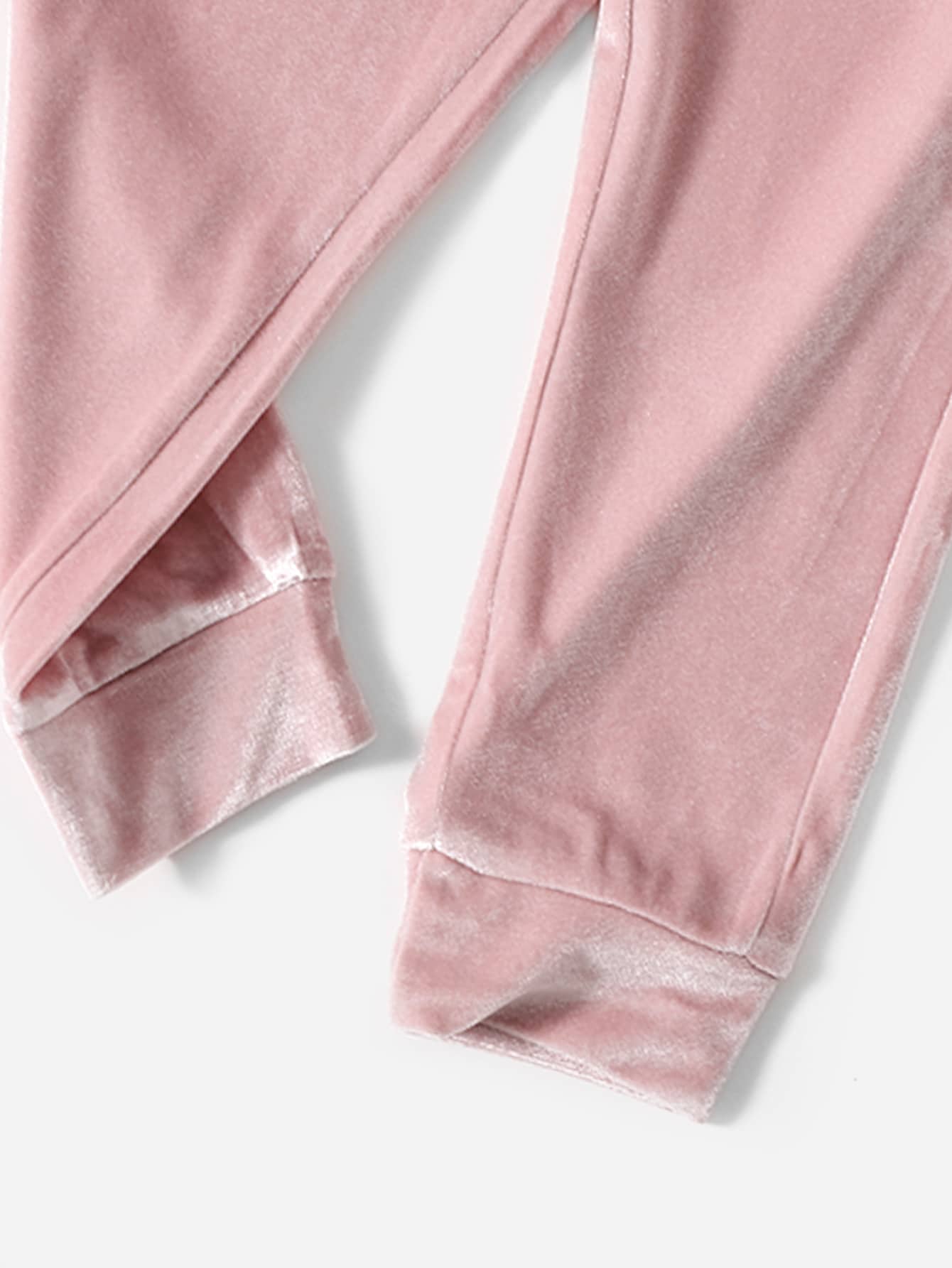 Young Girl Flannel Hoodie With Sweatpants
