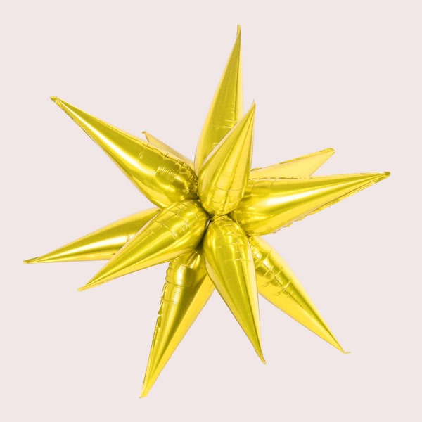 

12pcs Drop Shaped Decorative Balloon, Gold