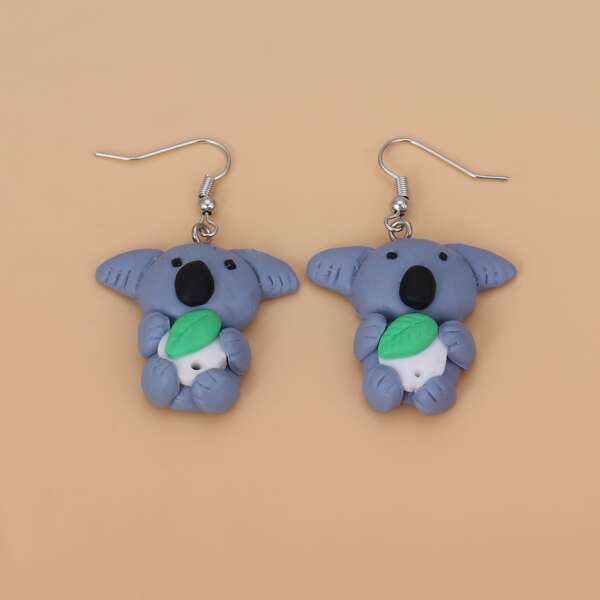 

Animal Decor Drop Earrings, Multicolor