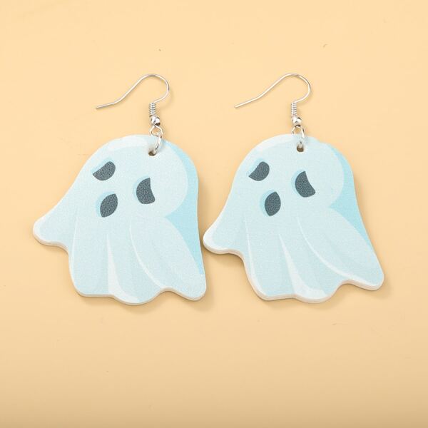 

Halloween Ghost Drop Earrings, Multicolor