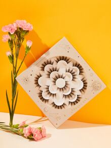 漫畫睫毛,7對豐盈假睫毛 - 黑色 - 查看 2