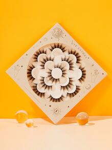 漫畫睫毛,7對豐盈假睫毛 - 黑色 - 查看 3