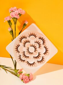 漫畫睫毛,7對豐盈假睫毛 - 黑色 - 查看 4