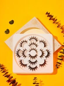 漫畫睫毛,7對豐盈假睫毛 - 黑色 - 查看 5