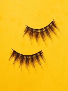 漫畫睫毛,7對豐盈假睫毛 - 黑色 - 查看 8