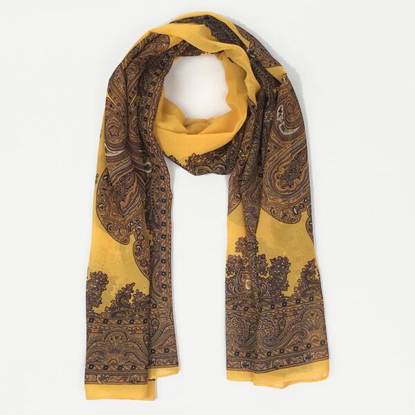 

Paisley Print Scarf, Multicolor