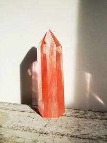 1 pieza Adorno de piedra de cristal, el mejor regalo