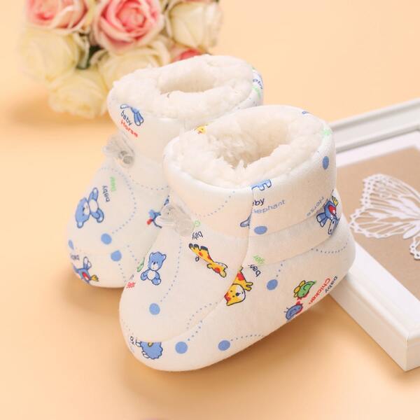

Baby Cartoon Graphic Boots, Multicolor