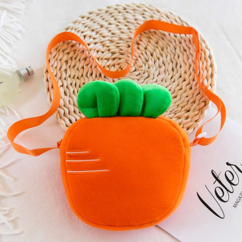 

Carrot Shaped Crossbody Bag, Orange