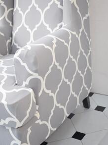 幾何樣式老虎凳椅套 - 彩色 - 查看 2