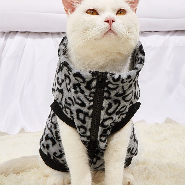 

Leopard Print Pet Jacket, Multicolor