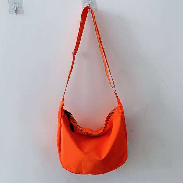 

Kids Nylon Crossbody Bag, Orange