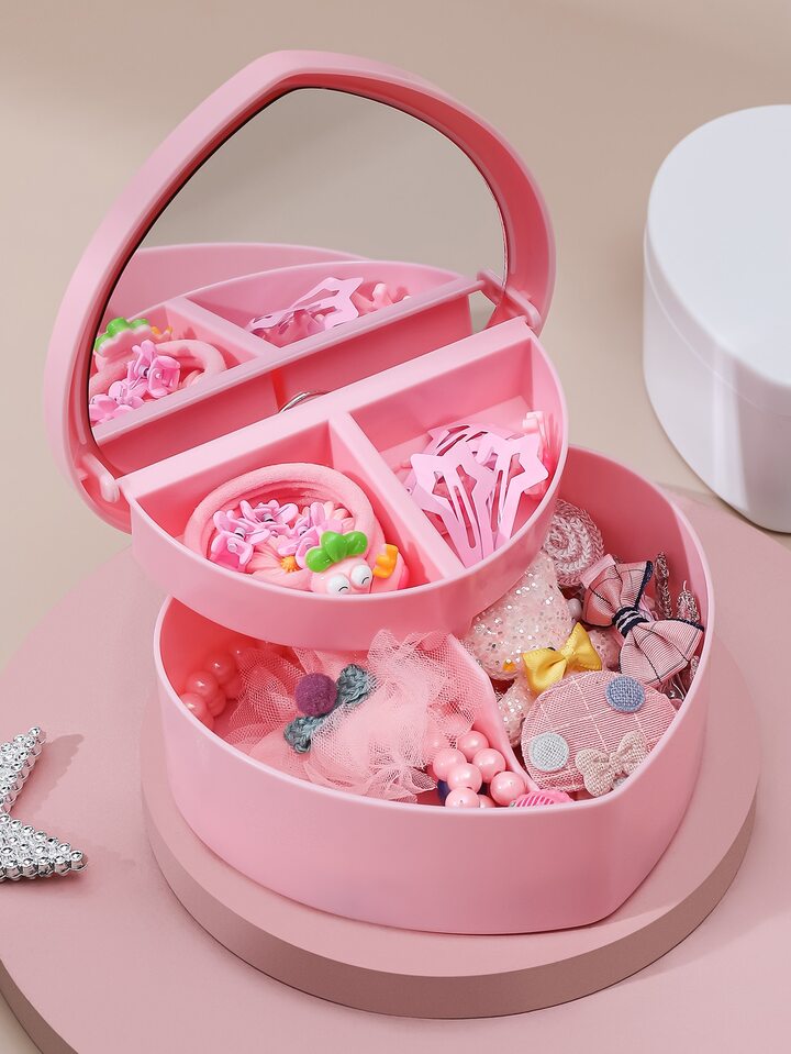 ハート形 アクセサリー 収納ボックス | SHEIN JAPAN