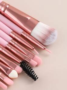 20 piezas Juego de brochas de maquillaje, Juego de brochas, Kit de brochas de maquillaje, Juego de brochas de maquillaje, Juego de maquillaje completo, Juego de brochas de maquillaje, Juego de maquillaje completo, Kit de brochas, Juego de brochas de maquillaje, Juego de regalo de maquillaje, Obsequios, Brochas de maquillaje profesionales, Juego de maquillaje completo - Rosa - Ver 5