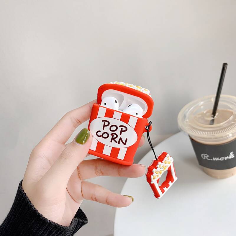 

Popcorn Design Case For Airpods, Multicolor