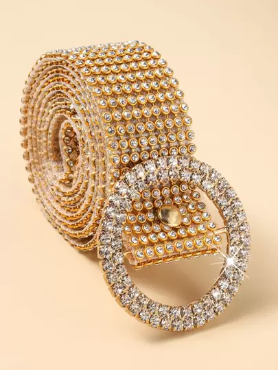 ROMWE Goth 水鑽腰鏈