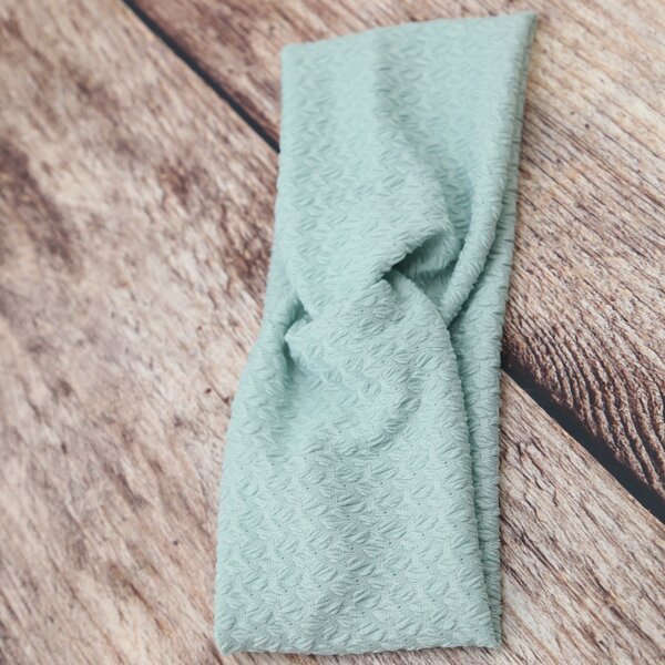 

Solid Twist Hair Band, Mint green