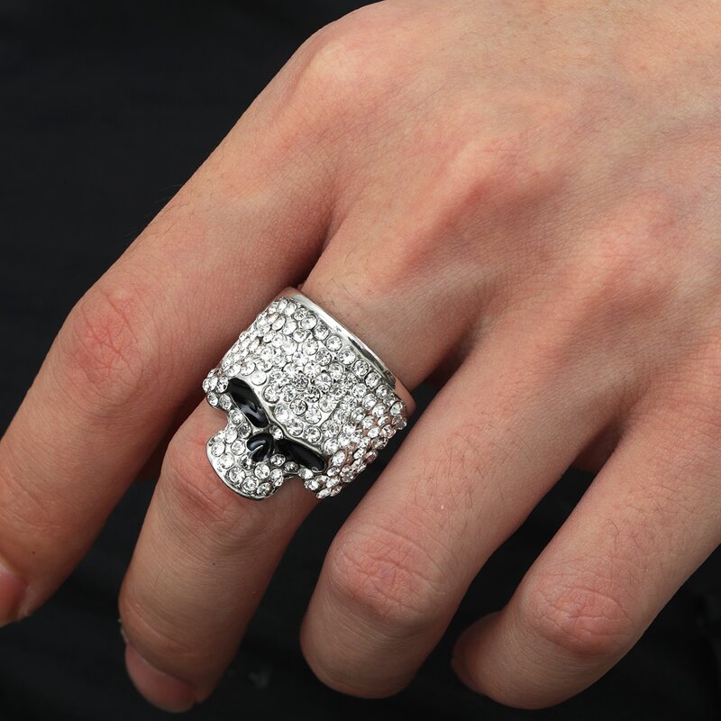 

Skull Decor Ring, Silver