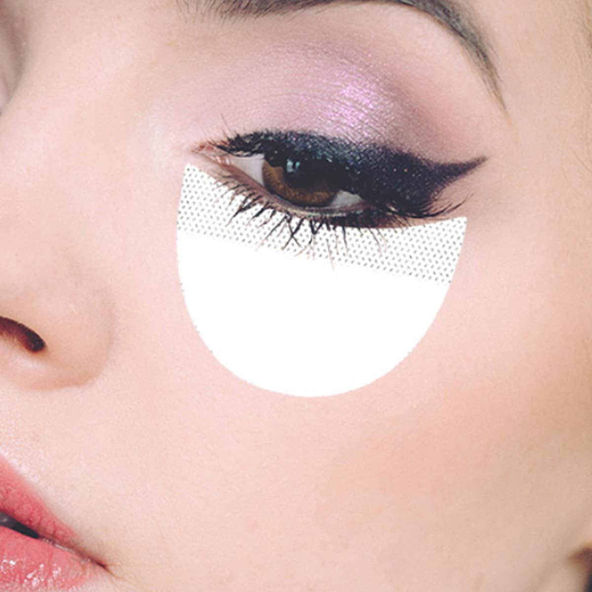 

10pcs Plain Eyeshadow Sticker, White