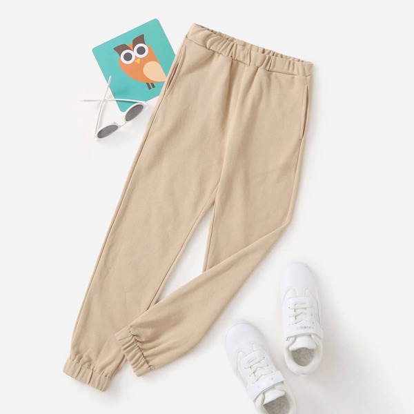 

Boys Slant Pocket Sweatpants, Khaki