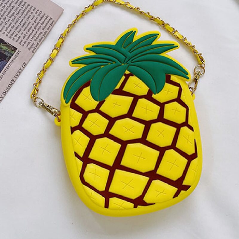

Pineapple Graphic Crossbody Bag, Multicolor