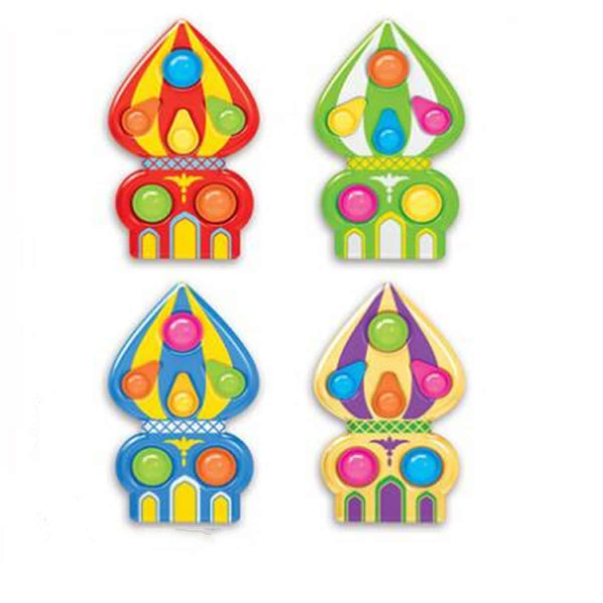 

1pc Random Color Push Pop Bubble, Multicolor
